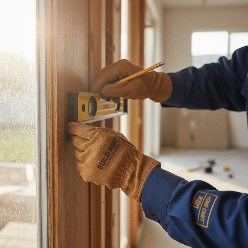 Handyman installing a TV mount on a wall
